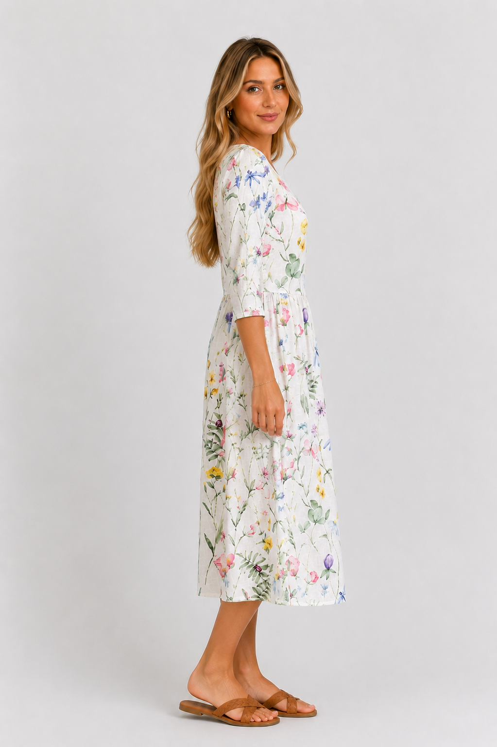 Vestido floral EVANIA