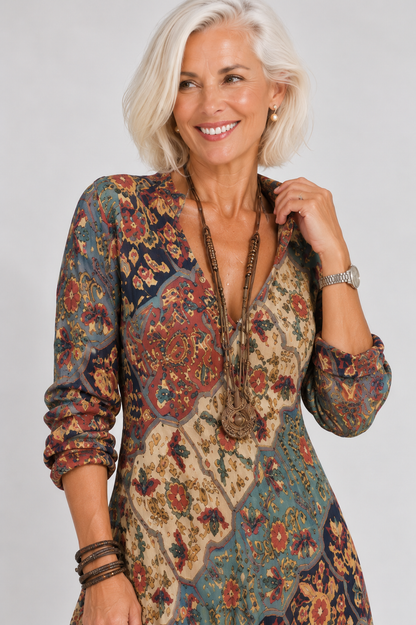 Lydia | Vestido fluido de corte holgado