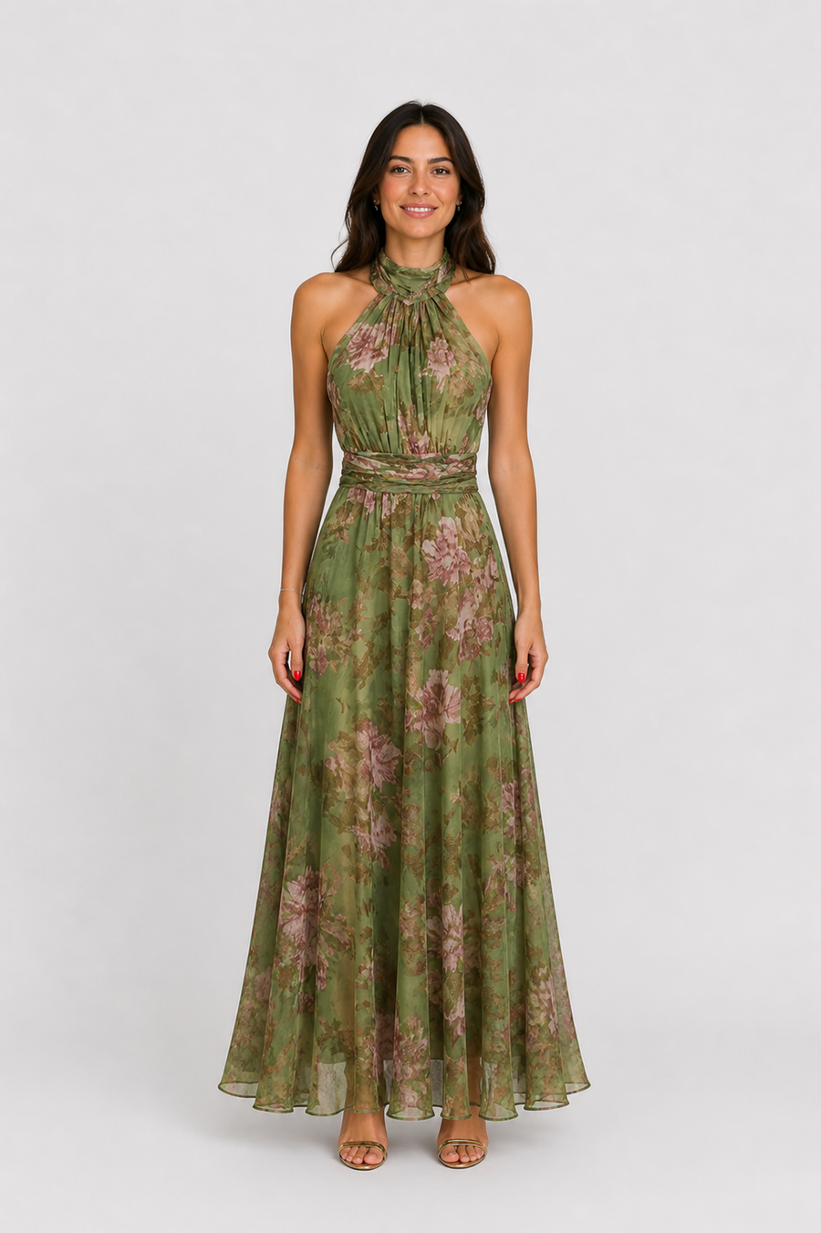 Sophie | Vestido de verano elegante con estampado floral