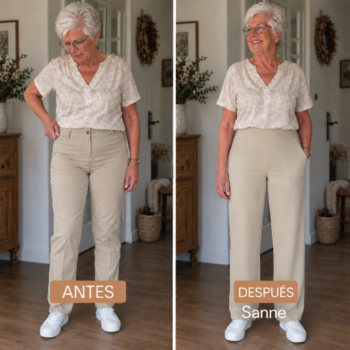 Sanne – El pantalón elástico y cómodo para todas las mujeres