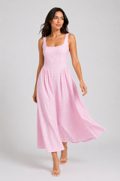 Vestido Arwen de Línea A en Rosa