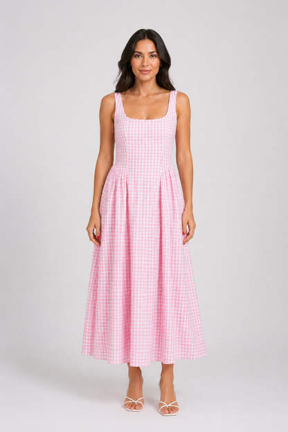 Vestido Arwen de Línea A en Rosa