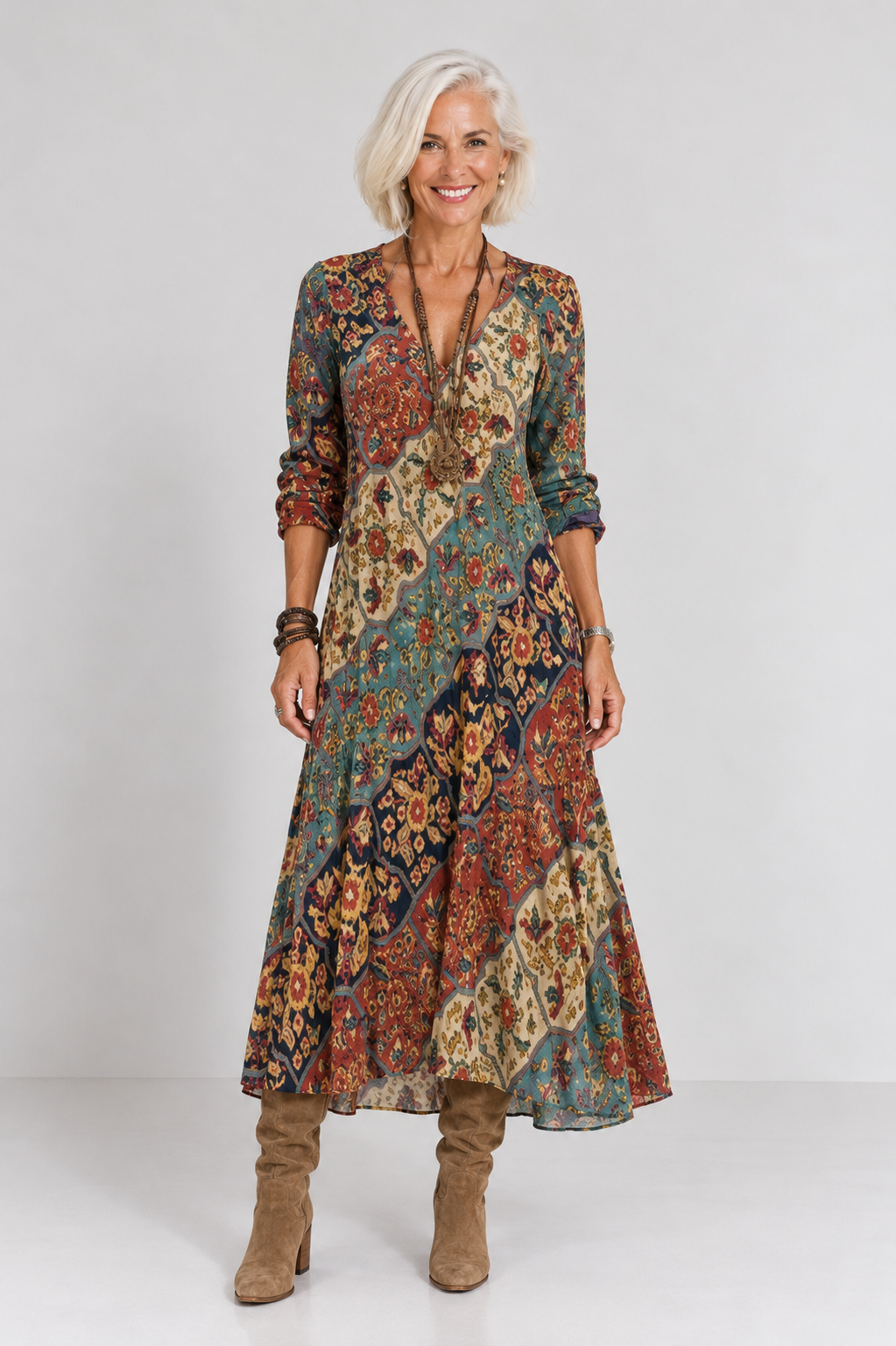 Lydia | Vestido fluido de corte holgado