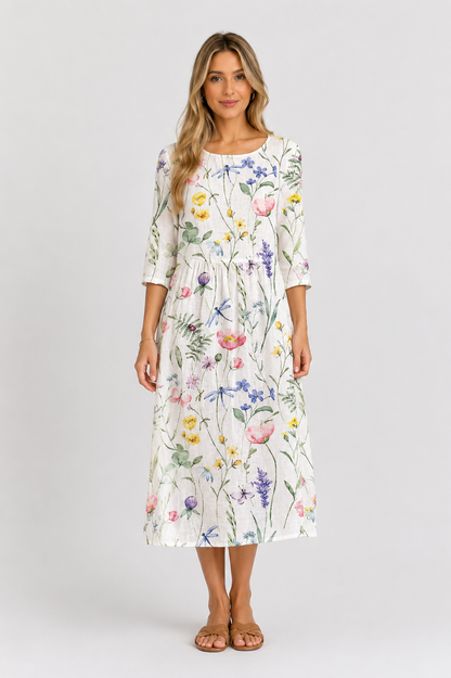 Vestido floral EVANIA