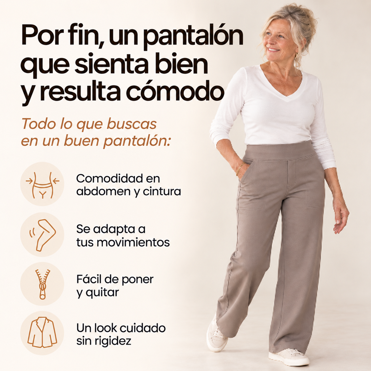 Sanne – El pantalón elástico y cómodo para todas las mujeres