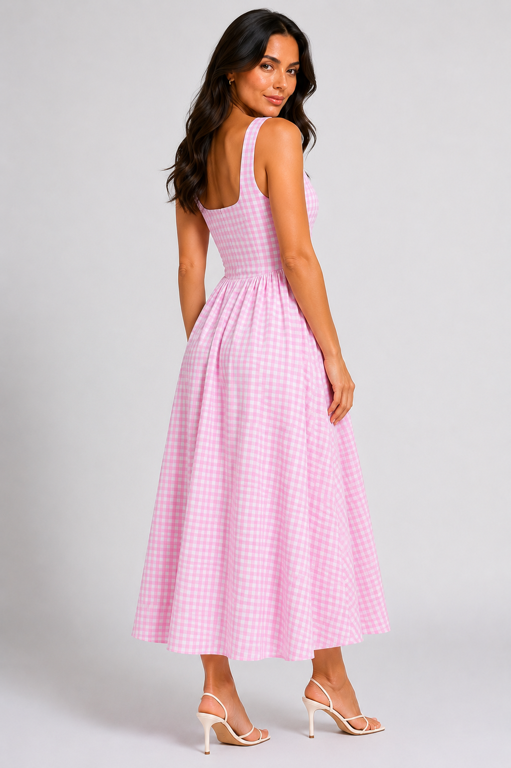 Vestido Arwen de Línea A en Rosa