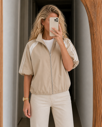 Chaqueta bomber corta