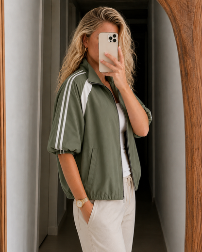 Chaqueta bomber corta