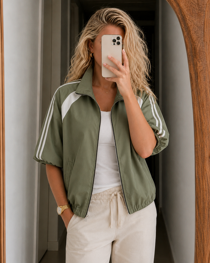 Chaqueta bomber corta