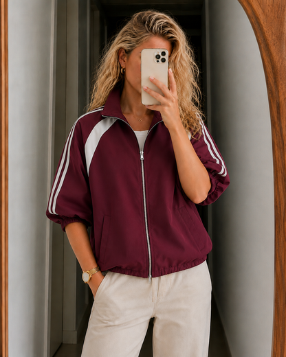 Chaqueta bomber corta