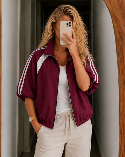 Chaqueta bomber corta