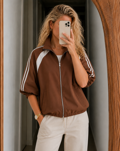 Chaqueta bomber corta