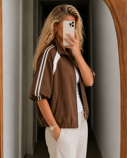 Chaqueta bomber corta