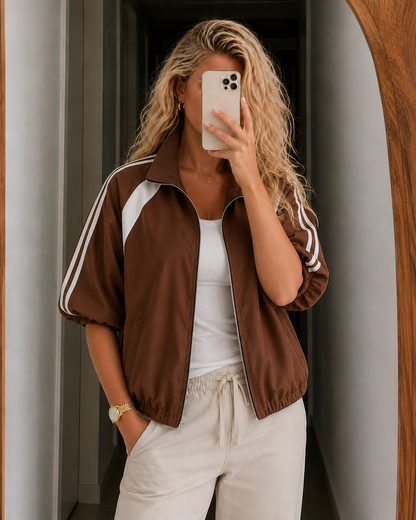 Chaqueta bomber corta
