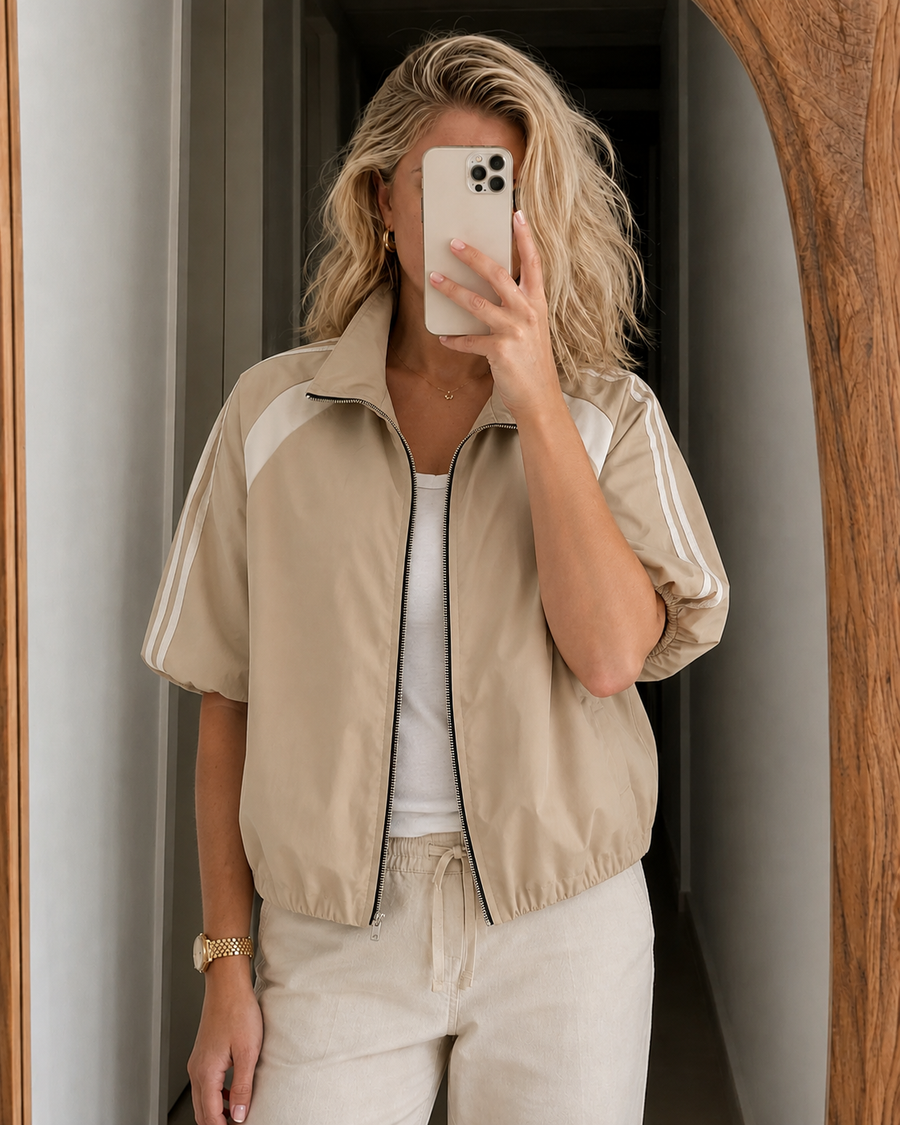 Chaqueta bomber corta