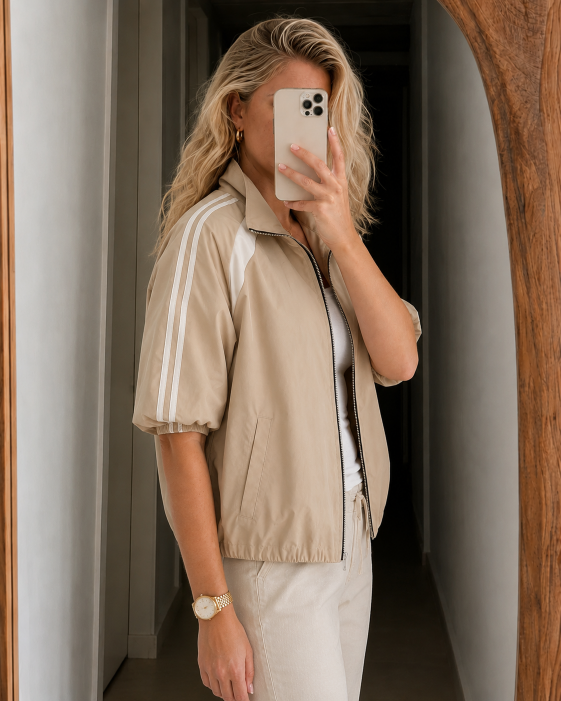 Chaqueta bomber corta