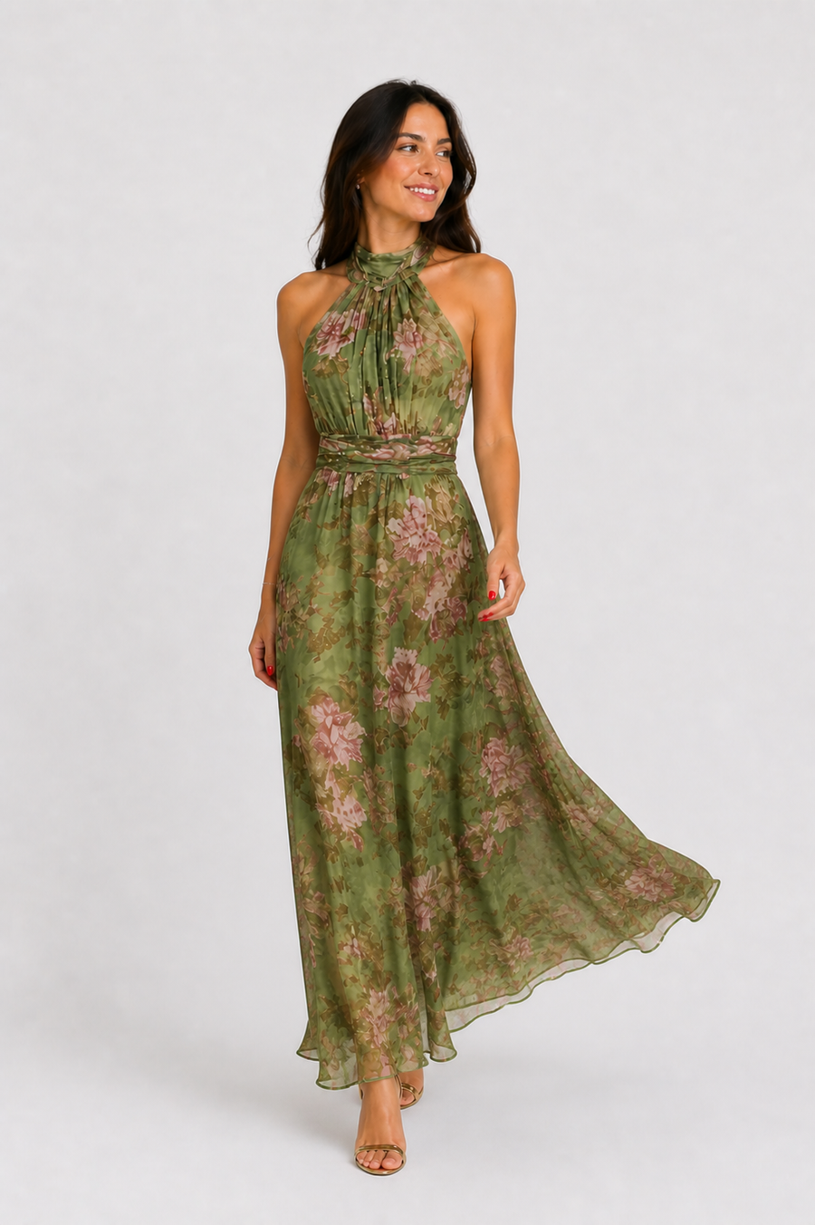Sophie | Vestido de verano elegante con estampado floral