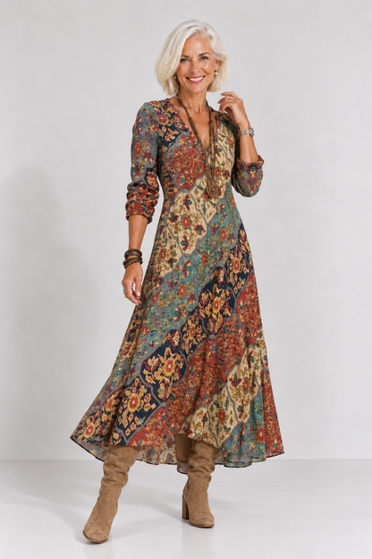 Lydia | Vestido fluido de corte holgado